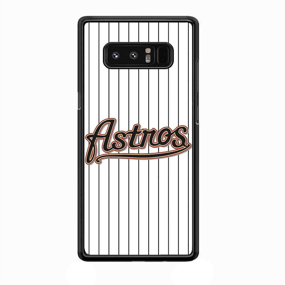 Baseball Houston Astros MLB 002 Samsung Galaxy Note 8 Case-Plastic / Full Wrap (3D Case)-Xtracase