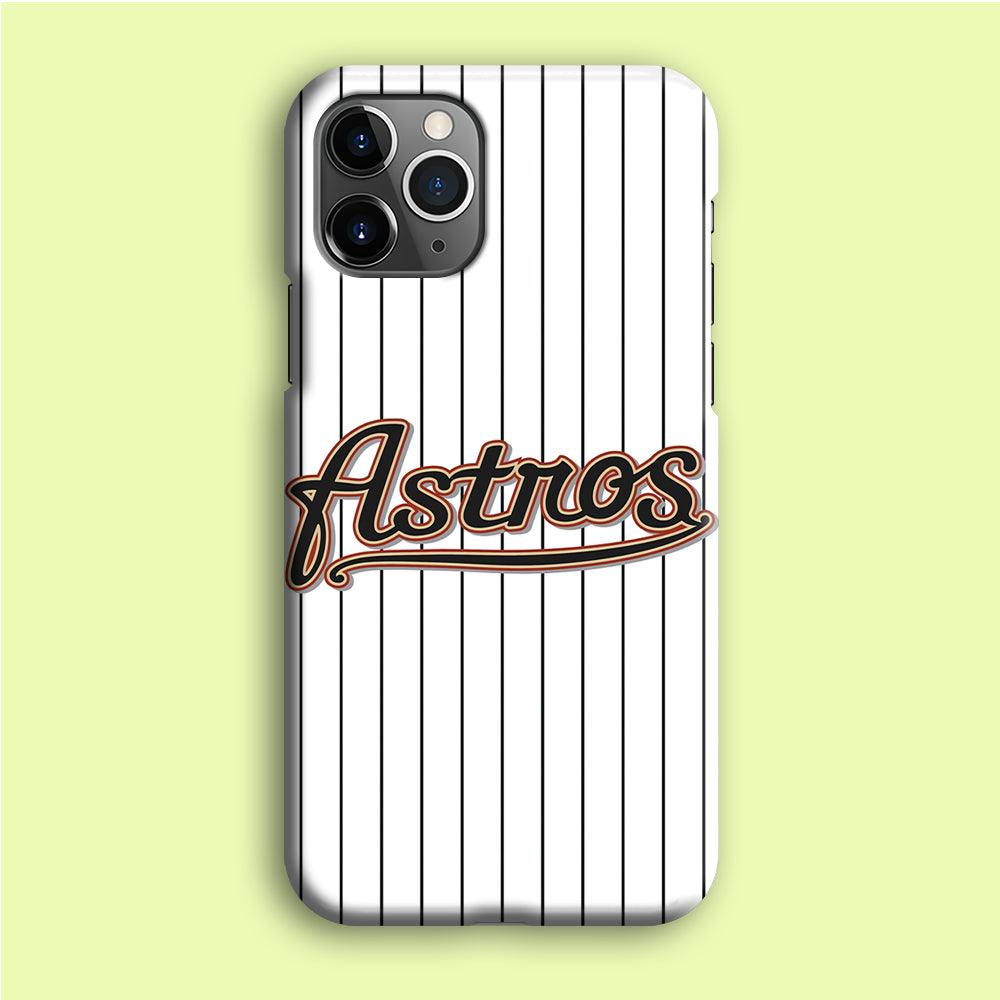 Baseball Houston Astros MLB 002 iPhone 12 Pro Case-Plastic / Full Wrap (3D Case)-Xtracase