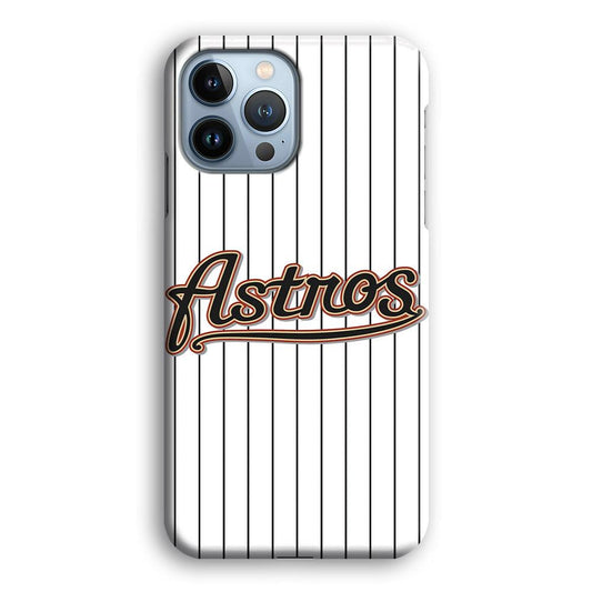 Baseball Houston Astros MLB 002 iPhone 13 Pro Max Case-Plastic / Full Wrap (3D Case)-Xtracase