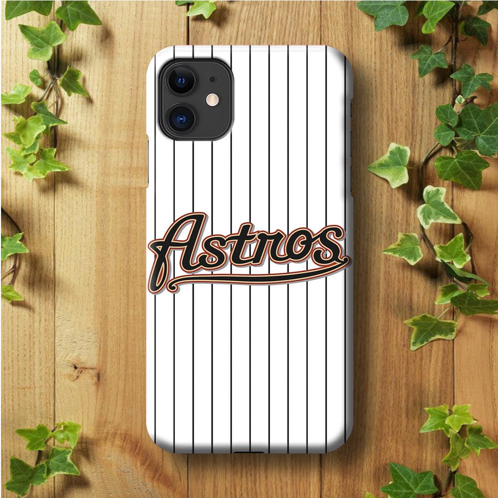 Baseball Houston Astros MLB 002 iPhone 11 Case-Plastic / Full Wrap (3D Case)-Xtracase