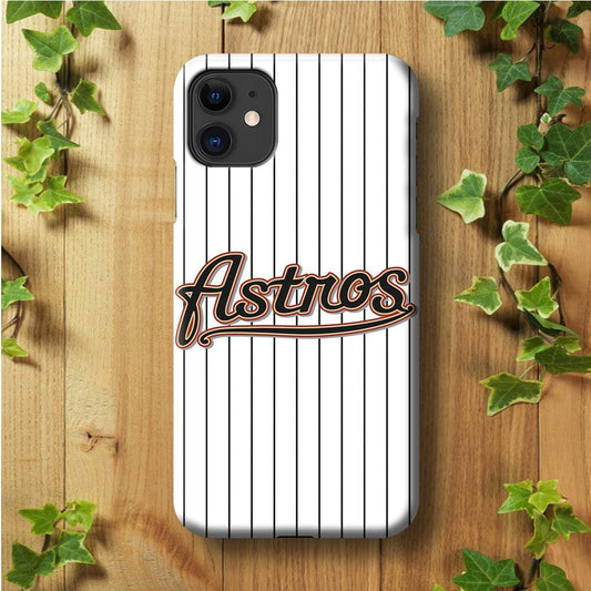 Baseball Houston Astros MLB 002 iPhone 11 Case-Plastic / Full Wrap (3D Case)-Xtracase