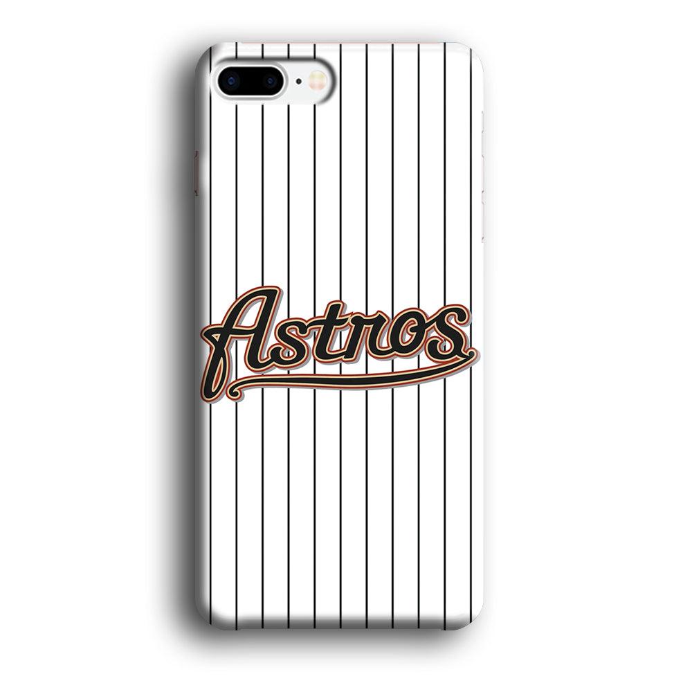 Baseball Houston Astros MLB 002 iPhone 8 Plus Case-Plastic / Full Wrap (3D Case)-Xtracase