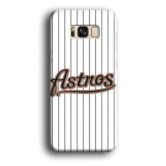 Baseball Houston Astros MLB 002 Samsung Galaxy S8 Plus Case-Plastic / Full Wrap (3D Case)-Xtracase