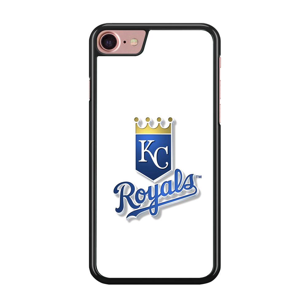 Baseball Kansas City Royals MLB 001 iPhone SE 2020 Case-Rubber / Black (2D Case)-Xtracase