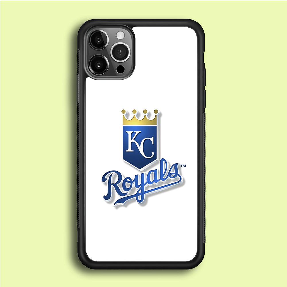 Baseball Kansas City Royals MLB 001 iPhone 12 Pro Case-Rubber / Black (2D Case)-Xtracase