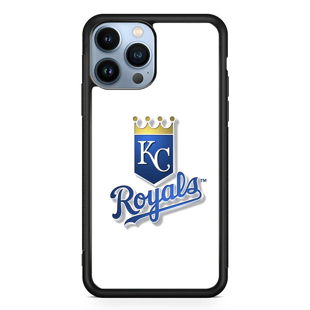 Baseball Kansas City Royals MLB 001 iPhone 13 Pro Case-Rubber / Black (2D Case)-Xtracase