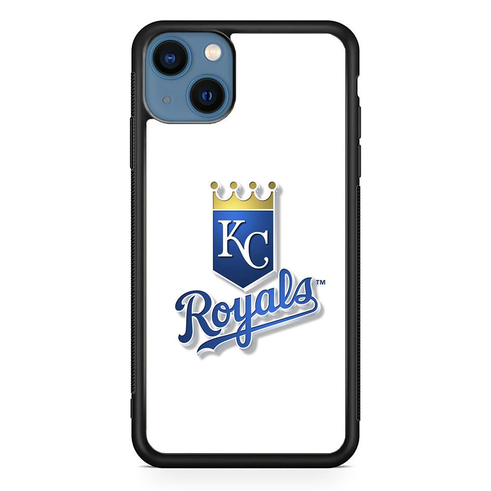 Baseball Kansas City Royals MLB 001 iPhone 13 Mini Case-Rubber / Black (2D Case)-Xtracase