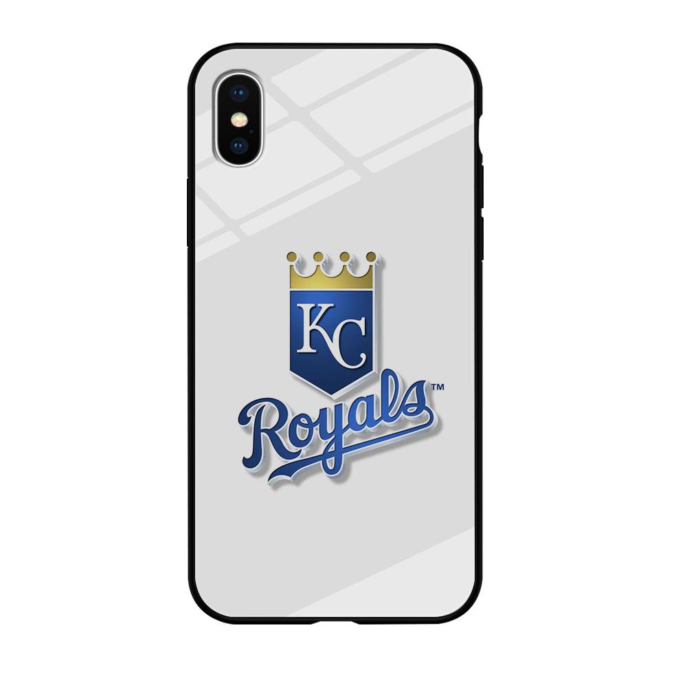 Baseball Kansas City Royals MLB 001 iPhone Xs Case-Tempered Glass Case-Xtracase