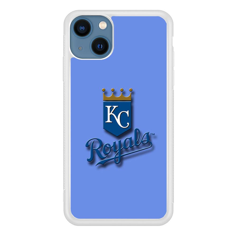 Baseball Kansas City Royals MLB 002 iPhone 13 Case-Rubber / White (2D Case)-Xtracase