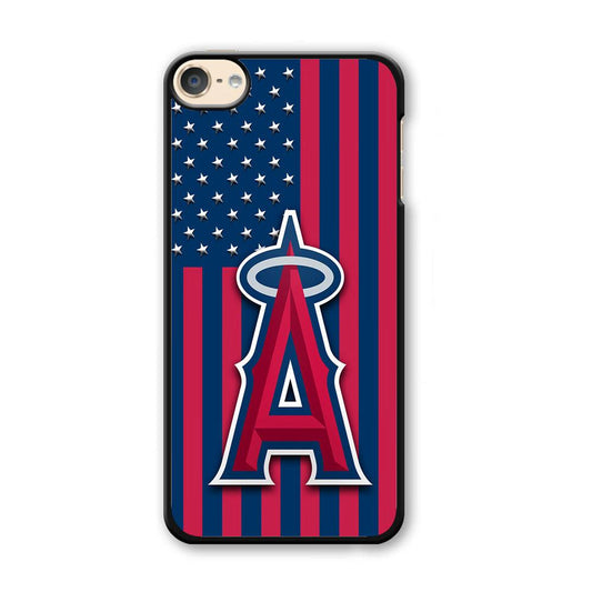 Baseball Los Angeles Angels MLB 001 iPod Touch 6 Case-Plastic / Full Wrap (3D Case)-Xtracase