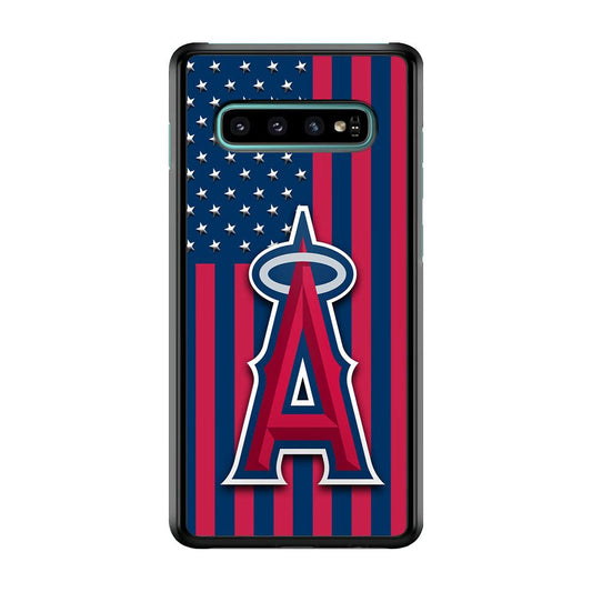 Baseball Los Angeles Angels MLB 001 Samsung Galaxy S10 Plus Case-Plastic / Full Wrap (3D Case)-Xtracase