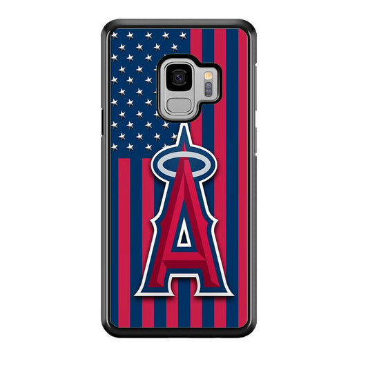Baseball Los Angeles Angels MLB 001 Samsung Galaxy S9 Case-Plastic / Full Wrap (3D Case)-Xtracase