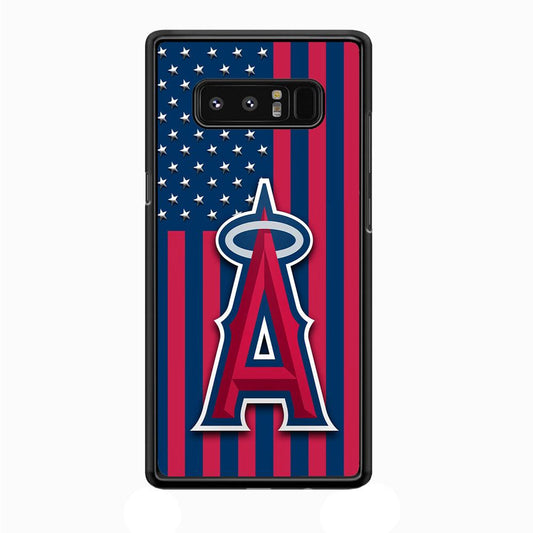 Baseball Los Angeles Angels MLB 001 Samsung Galaxy Note 8 Case-Plastic / Full Wrap (3D Case)-Xtracase