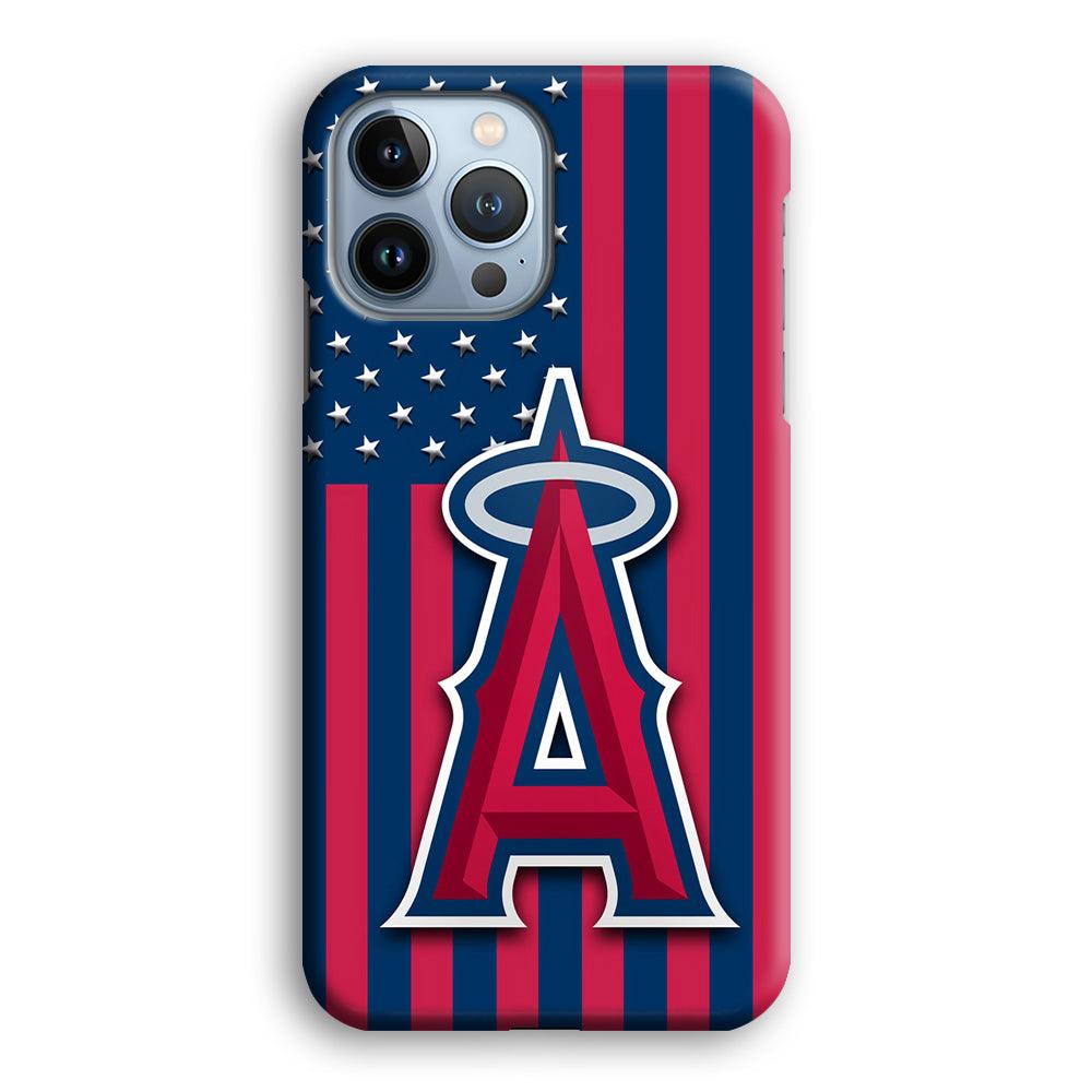 Baseball Los Angeles Angels MLB 001 iPhone 13 Pro Case-Plastic / Full Wrap (3D Case)-Xtracase