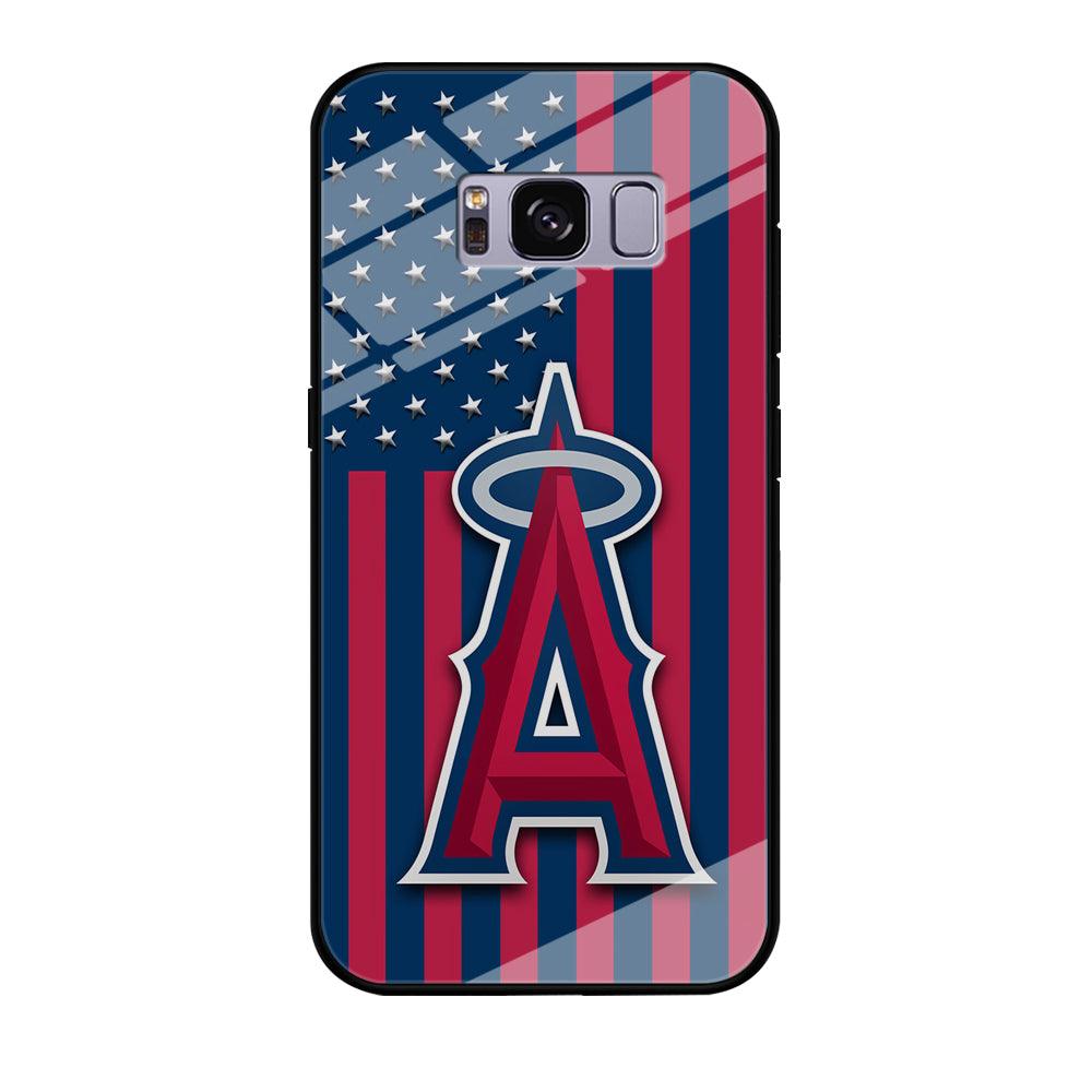 Baseball Los Angeles Angels MLB 001 Samsung Galaxy S8 Case-Tempered Glass Case-Xtracase