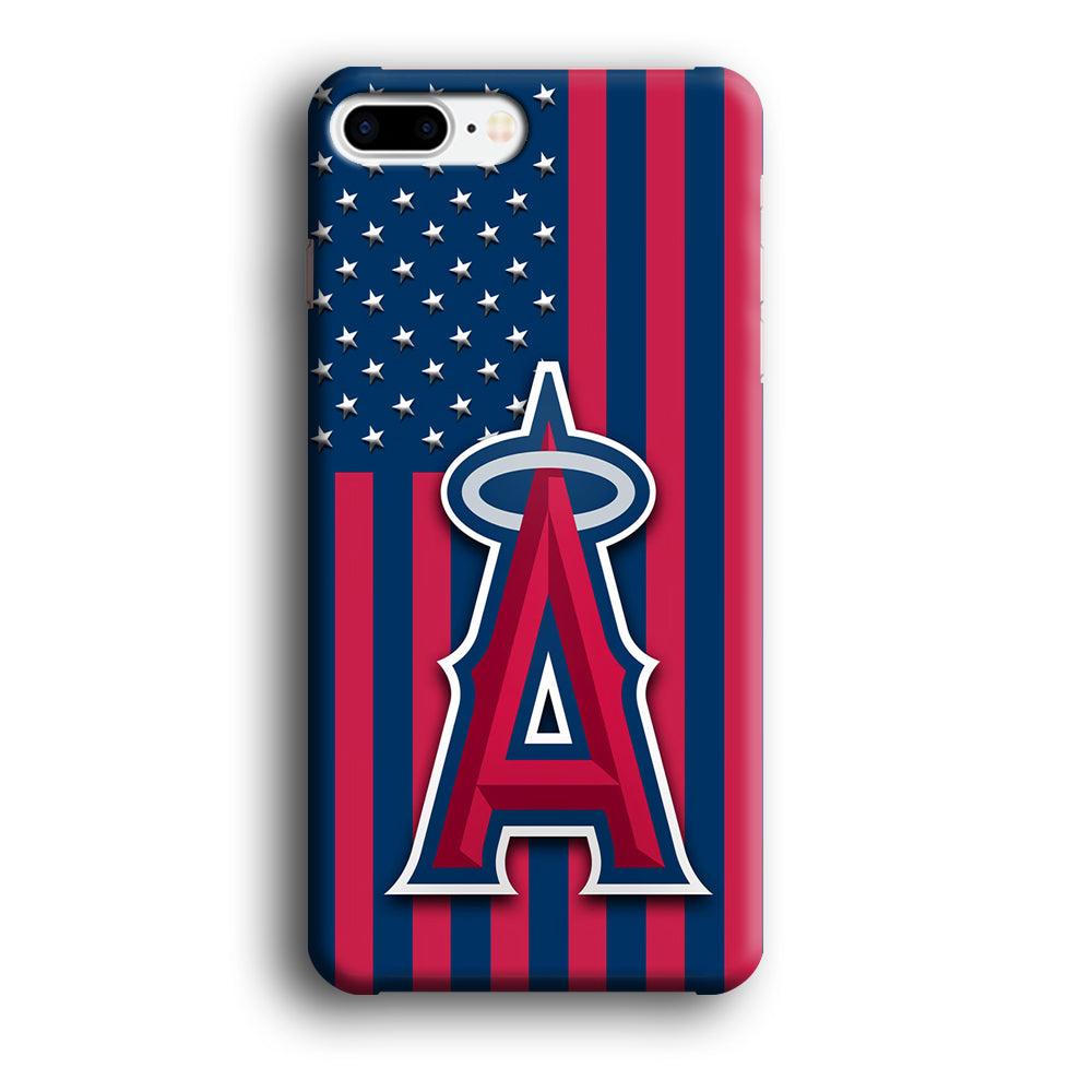 Baseball Los Angeles Angels MLB 001 iPhone 7 Plus Case-Plastic / Full Wrap (3D Case)-Xtracase
