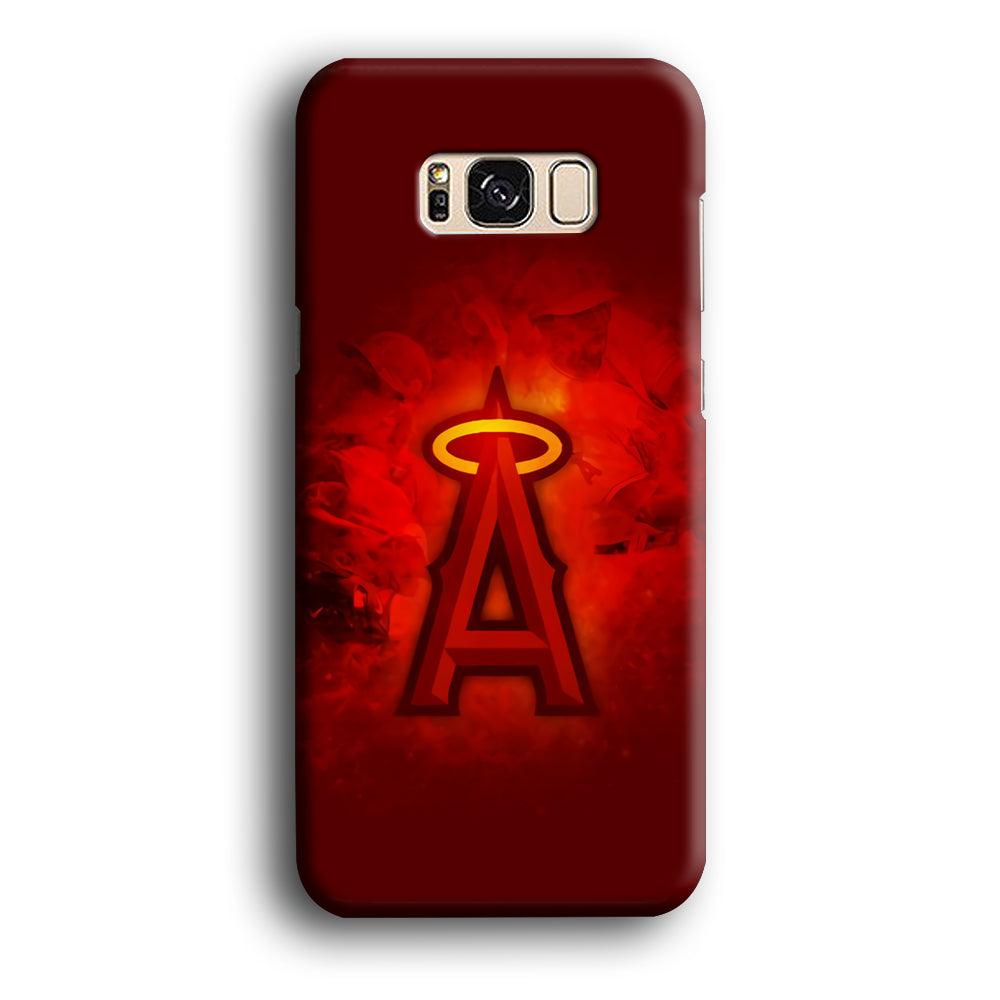 Baseball Los Angeles Angels MLB 002 Samsung Galaxy S8 Case-Plastic / Full Wrap (3D Case)-Xtracase