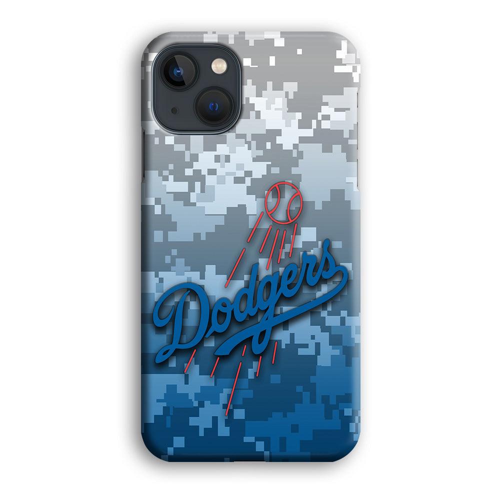 Baseball Los Angeles Dodgers MLB 001 iPhone 13 Mini Case-Plastic / Full Wrap (3D Case)-Xtracase