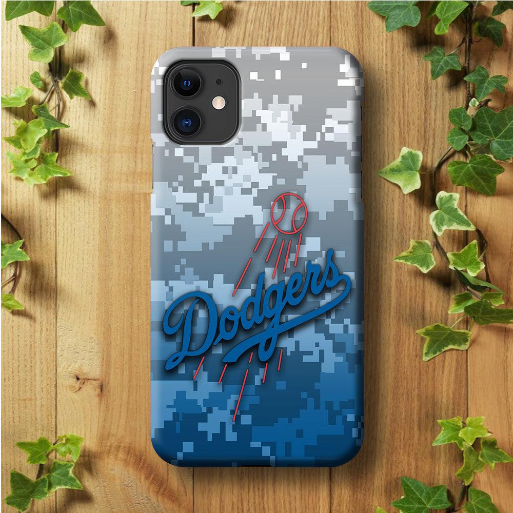 Baseball Los Angeles Dodgers MLB 001 iPhone 11 Case-Plastic / Full Wrap (3D Case)-Xtracase