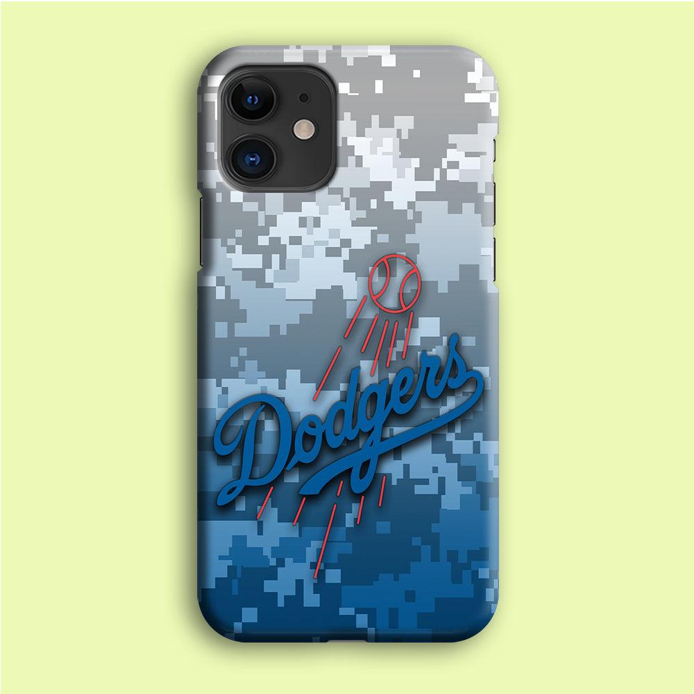Baseball Los Angeles Dodgers MLB 001 iPhone 12 Mini Case-Plastic / Full Wrap (3D Case)-Xtracase