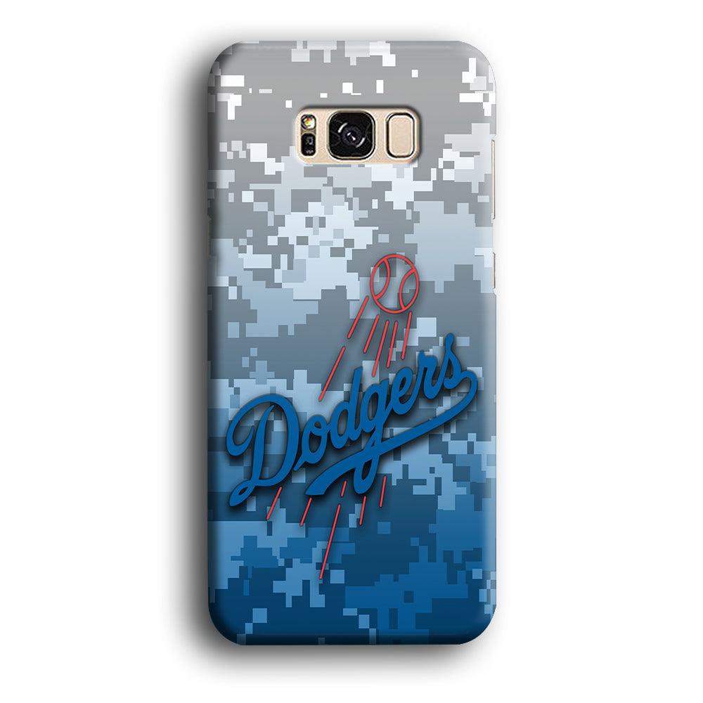 Baseball Los Angeles Dodgers MLB 001 Samsung Galaxy S8 Case-Plastic / Full Wrap (3D Case)-Xtracase