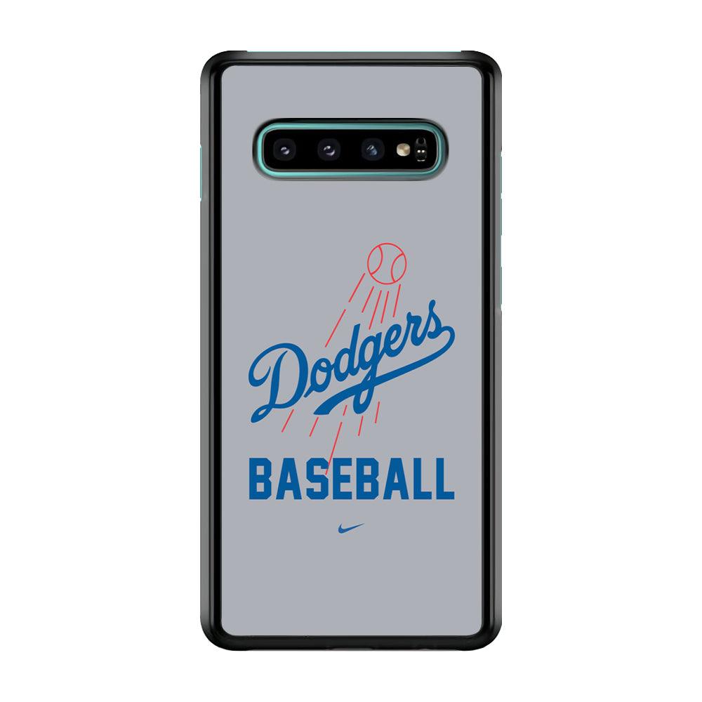 Baseball Los Angeles Dodgers MLB 002 Samsung Galaxy S10 Case-Plastic / Full Wrap (3D Case)-Xtracase