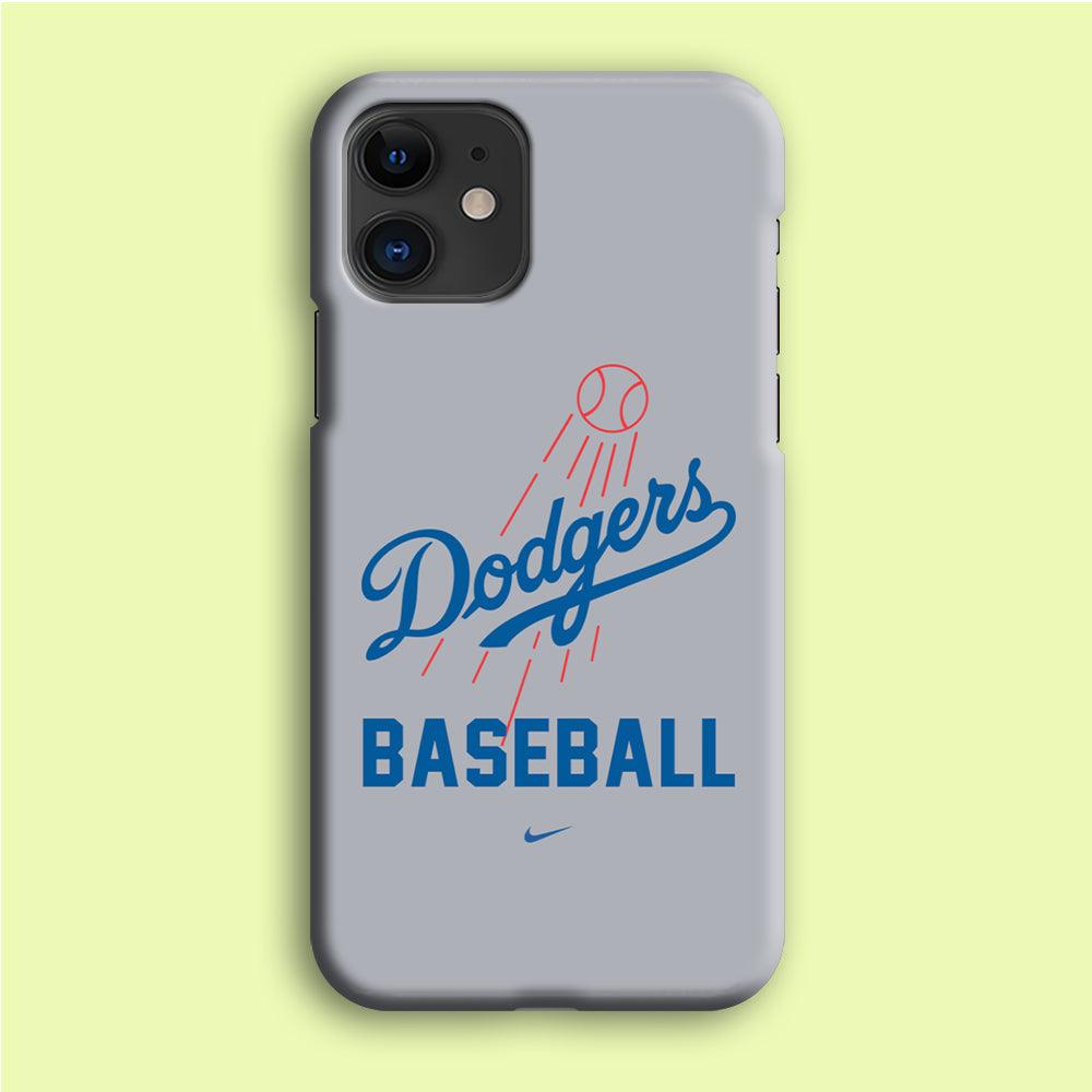 Baseball Los Angeles Dodgers MLB 002 iPhone 12 Case-Plastic / Full Wrap (3D Case)-Xtracase