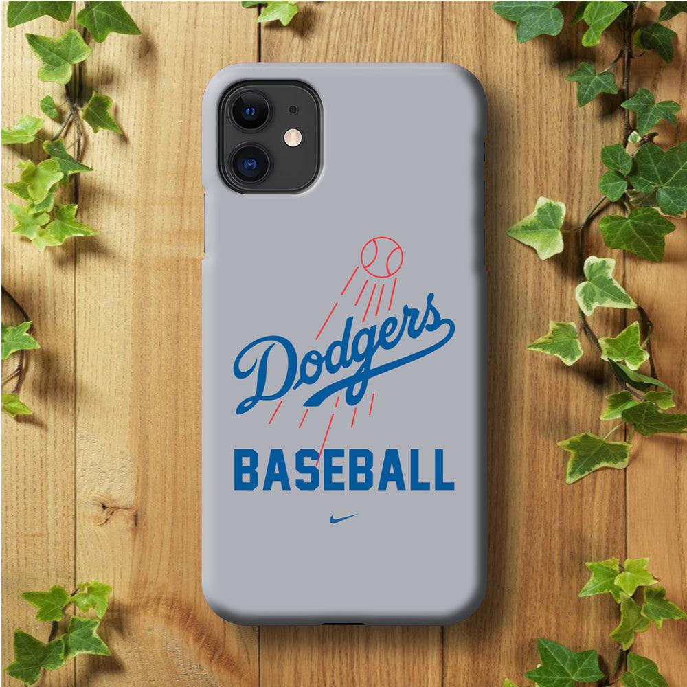 Baseball Los Angeles Dodgers MLB 002 iPhone 11 Case-Plastic / Full Wrap (3D Case)-Xtracase