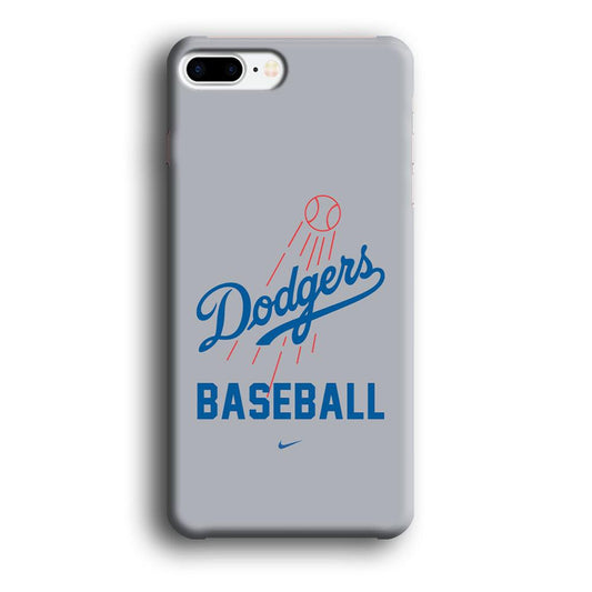 Baseball Los Angeles Dodgers MLB 002 iPhone 8 Plus Case-Plastic / Full Wrap (3D Case)-Xtracase