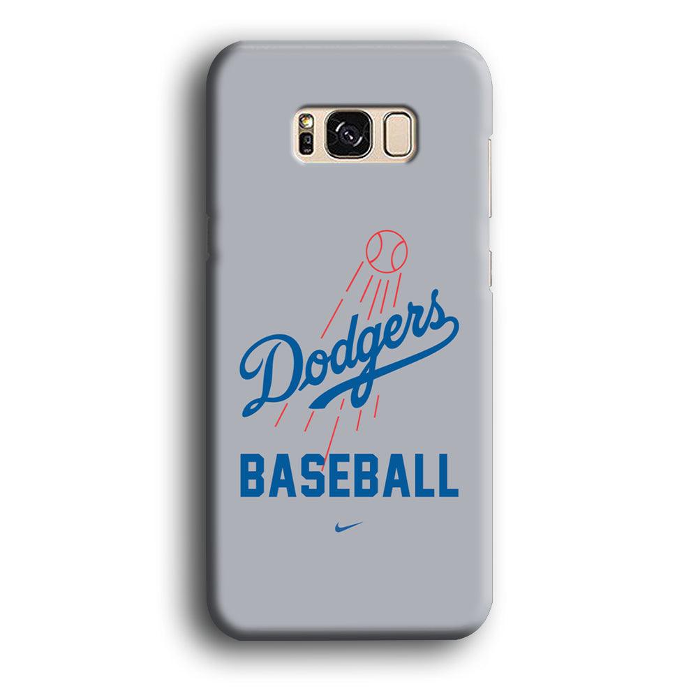 Baseball Los Angeles Dodgers MLB 002 Samsung Galaxy S8 Case-Plastic / Full Wrap (3D Case)-Xtracase