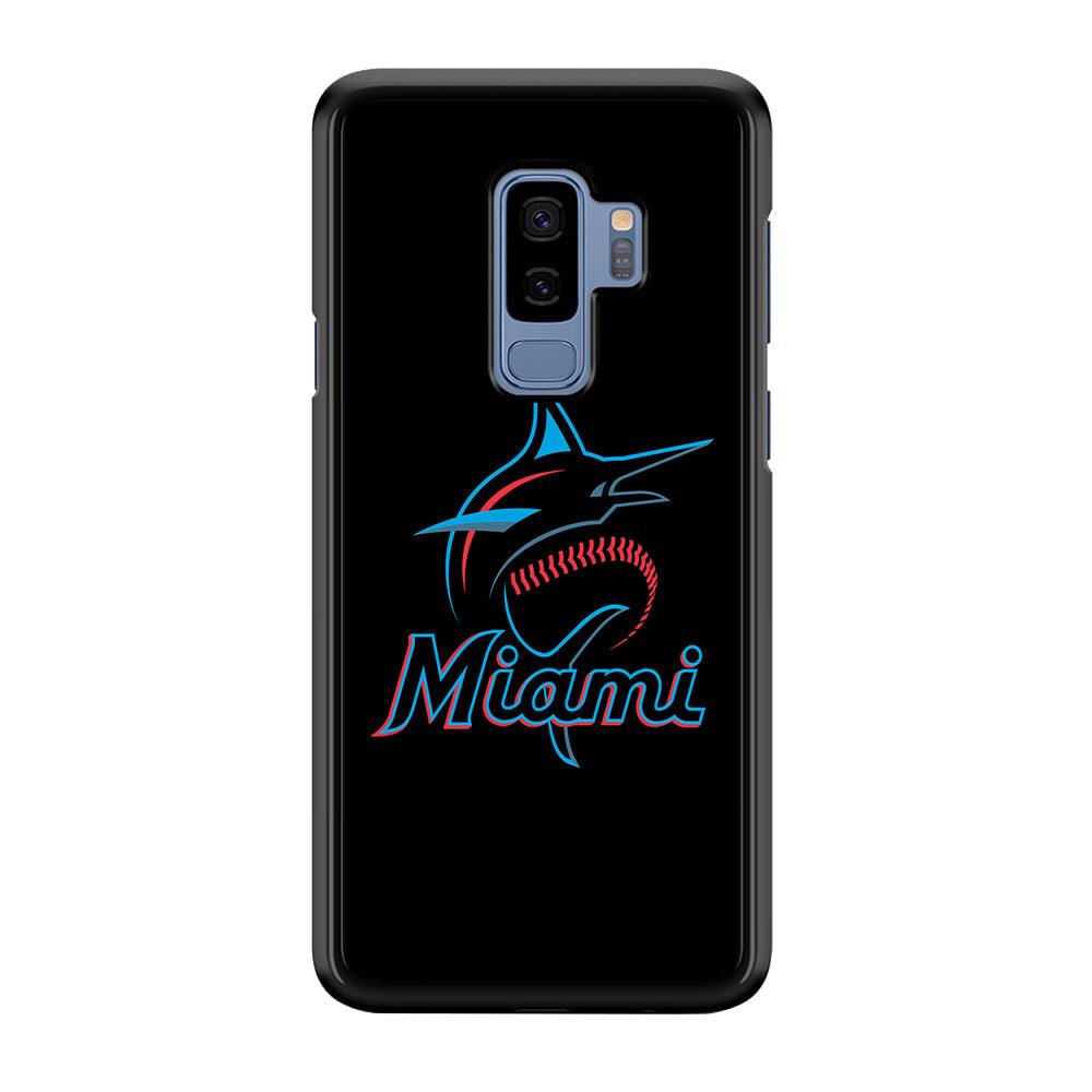 Baseball Miami Marlins MLB 001 Samsung Galaxy S9 Plus Case-Plastic / Full Wrap (3D Case)-Xtracase