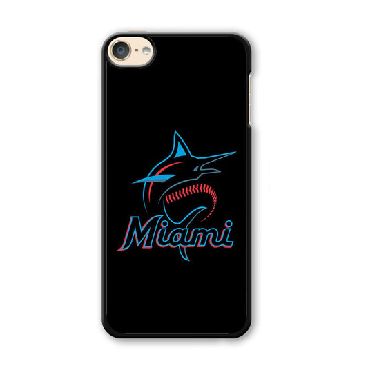 Baseball Miami Marlins MLB 001 iPod Touch 6 Case-Plastic / Full Wrap (3D Case)-Xtracase