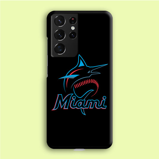 Baseball Miami Marlins MLB 001 Samsung Galaxy S21 Ultra Case