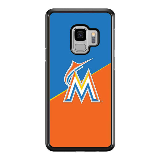 Baseball Miami Marlins MLB 002 Samsung Galaxy S9 Case-Plastic / Full Wrap (3D Case)-Xtracase