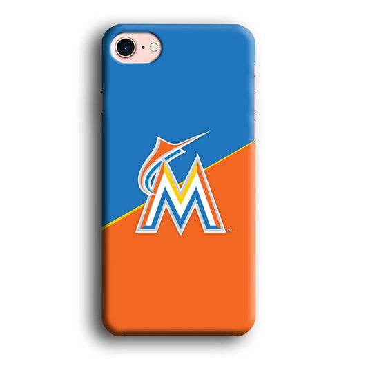 Baseball Miami Marlins MLB 002 iPhone SE 2020 Case-Plastic / Full Wrap (3D Case)-Xtracase