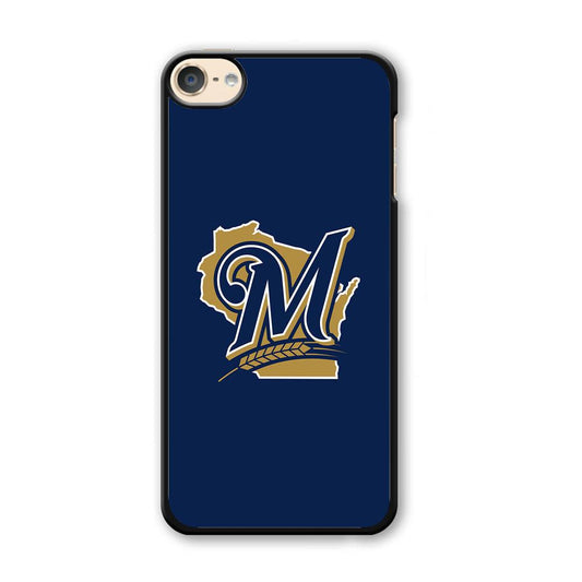 Baseball Milwaukee Brewers MLB 001 iPod Touch 6 Case-Plastic / Full Wrap (3D Case)-Xtracase