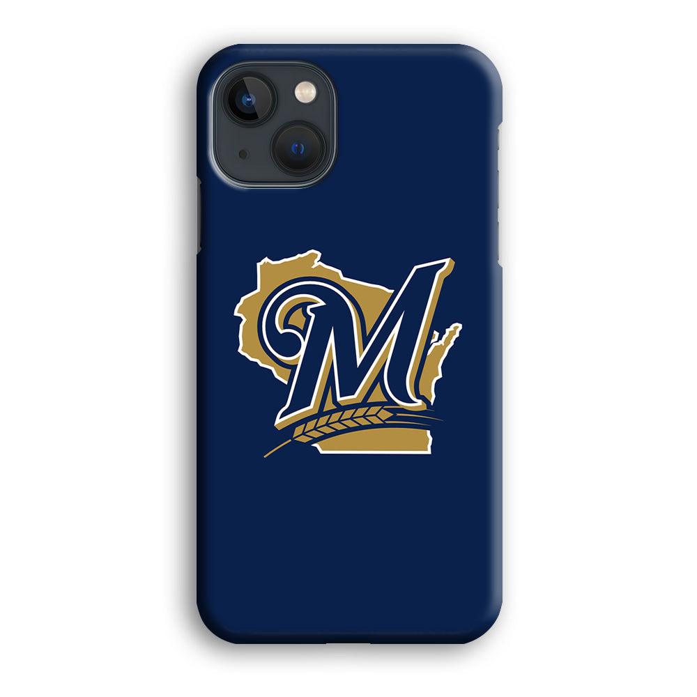 Baseball Milwaukee Brewers MLB 001 iPhone 13 Mini Case-Plastic / Full Wrap (3D Case)-Xtracase