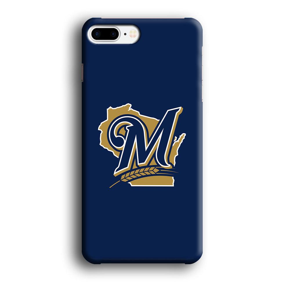 Baseball Milwaukee Brewers MLB 001 iPhone 7 Plus Case-Plastic / Full Wrap (3D Case)-Xtracase