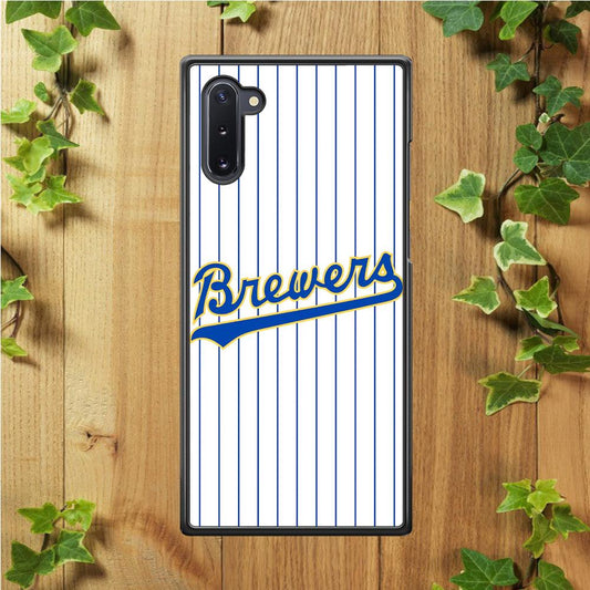 Baseball Milwaukee Brewers MLB 002 Samsung Galaxy Note 10 Case-Plastic / Full Wrap (3D Case)-Xtracase