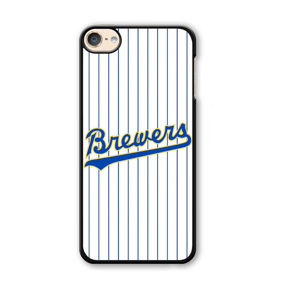 Baseball Milwaukee Brewers MLB 002 iPod Touch 6 Case-Plastic / Full Wrap (3D Case)-Xtracase