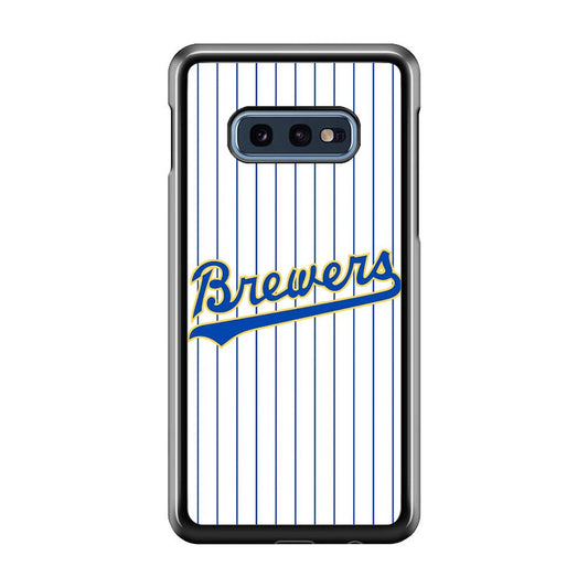 Baseball Milwaukee Brewers MLB 002 Samsung Galaxy S10E Case-Plastic / Full Wrap (3D Case)-Xtracase