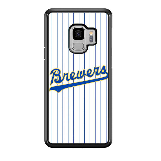 Baseball Milwaukee Brewers MLB 002 Samsung Galaxy S9 Case-Plastic / Full Wrap (3D Case)-Xtracase