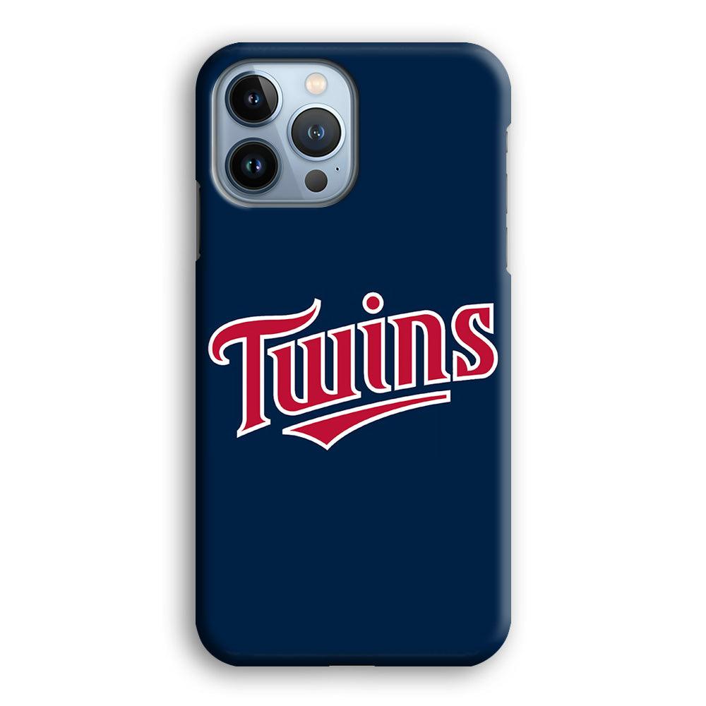 Baseball Minnesota Twins MLB 001 iPhone 13 Pro Max Case-Plastic / Full Wrap (3D Case)-Xtracase