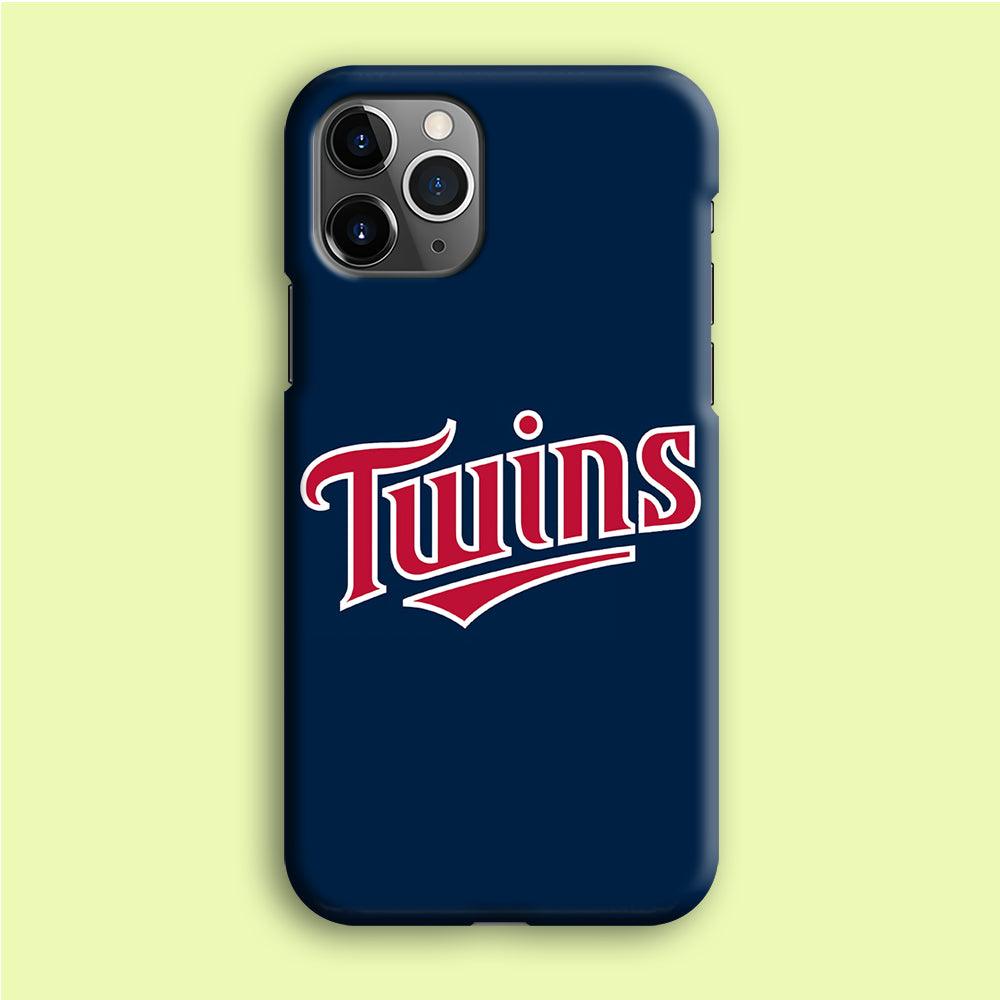 Baseball Minnesota Twins MLB 001 iPhone 12 Pro Max Case-Plastic / Full Wrap (3D Case)-Xtracase