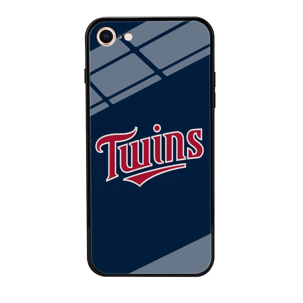 Baseball Minnesota Twins MLB 001 iPhone 8 Case-Tempered Glass Case-Xtracase