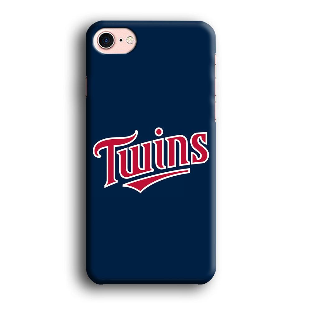 Baseball Minnesota Twins MLB 001 iPhone 8 Case-Plastic / Full Wrap (3D Case)-Xtracase