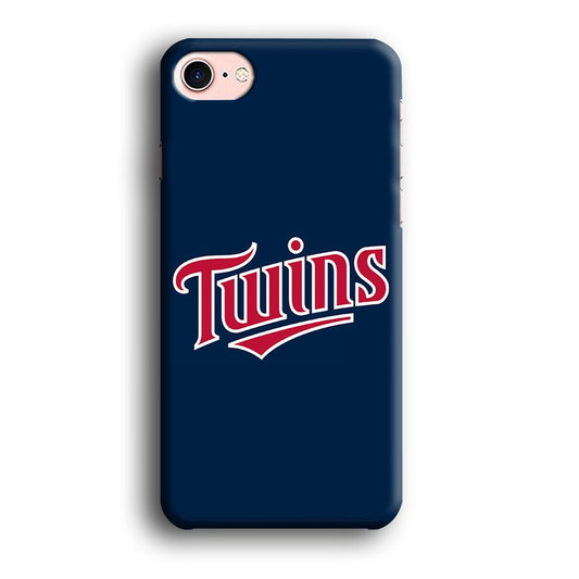 Baseball Minnesota Twins MLB 001 iPhone 8 Case-Plastic / Full Wrap (3D Case)-Xtracase