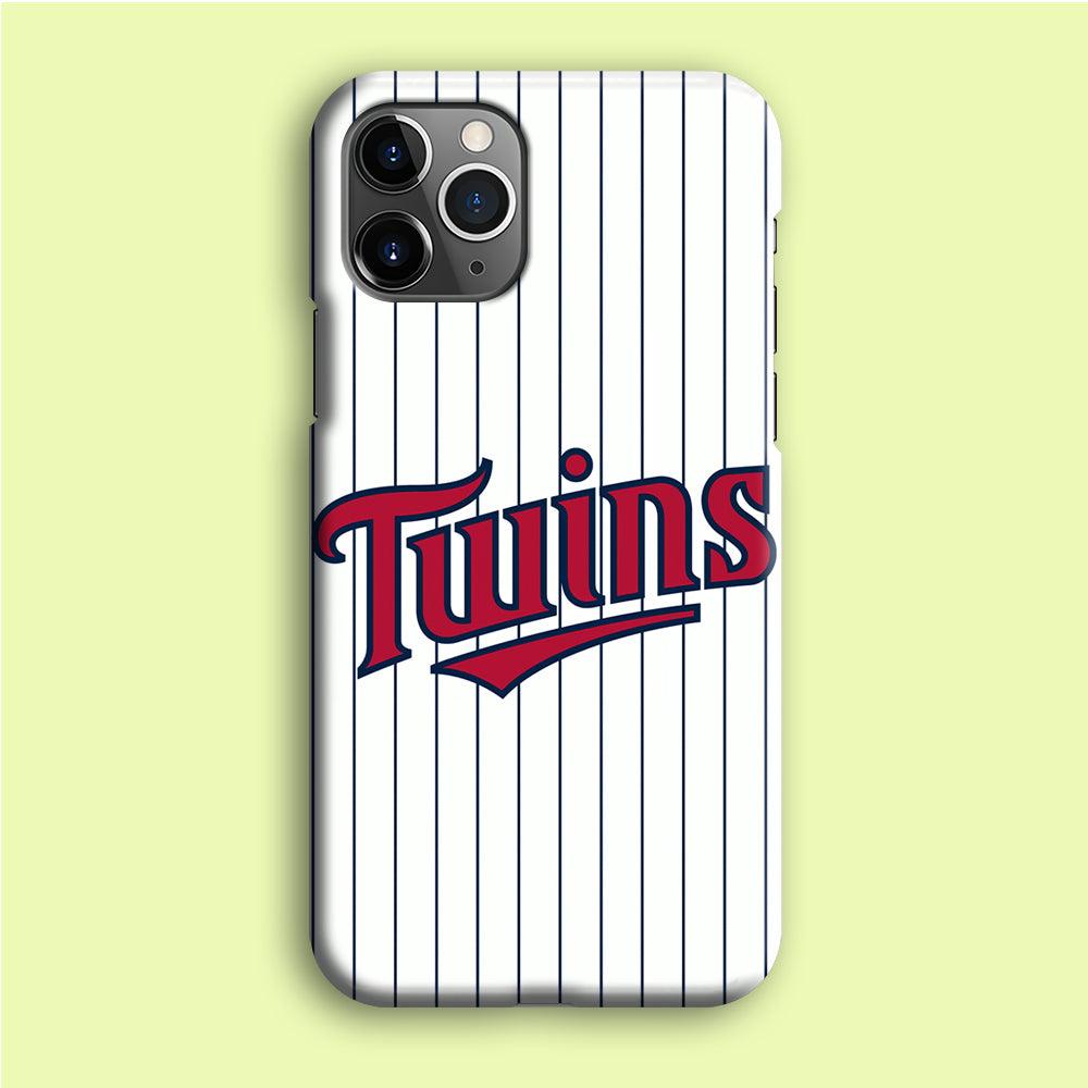 Baseball Minnesota Twins MLB 002 iPhone 12 Pro Case-Plastic / Full Wrap (3D Case)-Xtracase