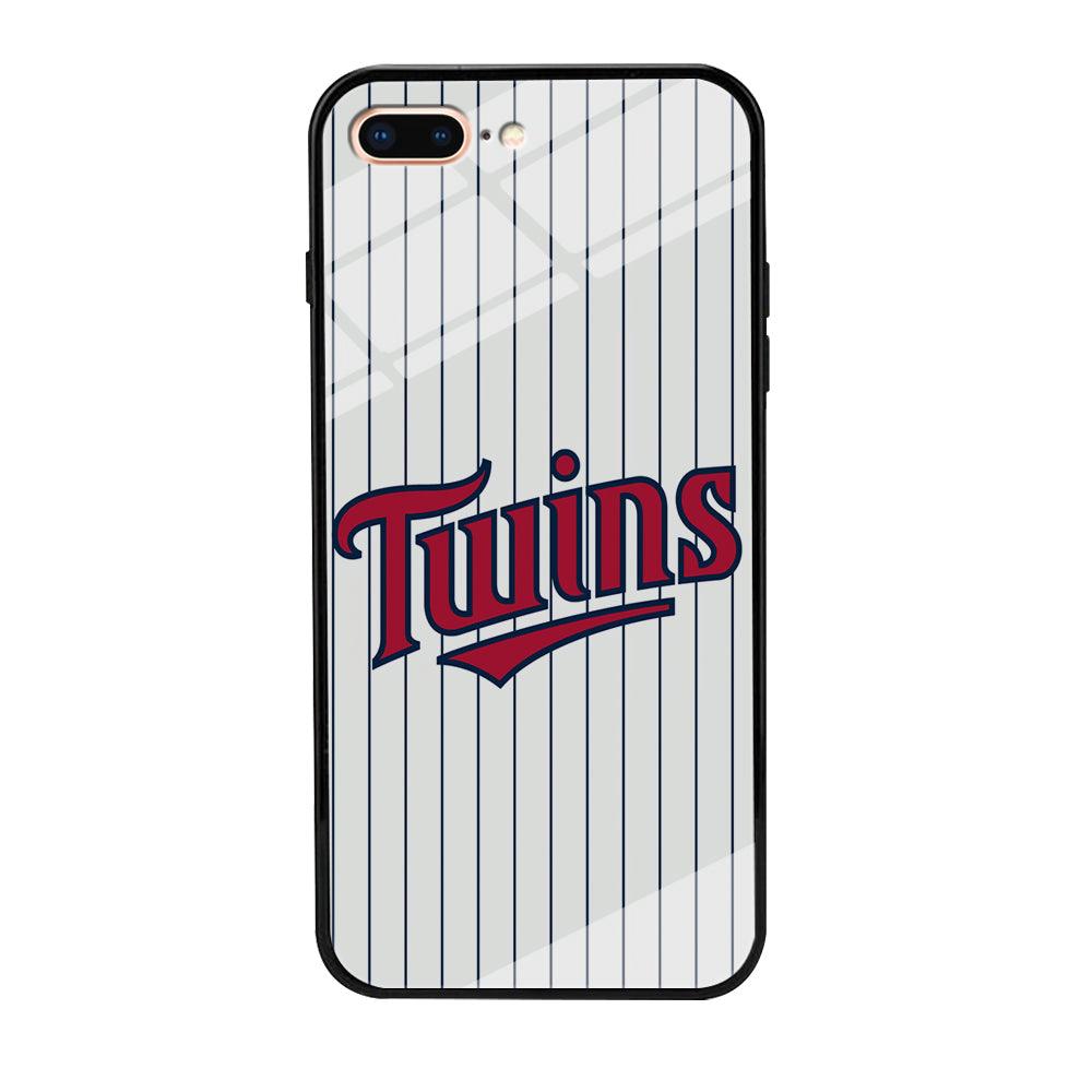 Baseball Minnesota Twins MLB 002 iPhone 7 Plus Case-Tempered Glass Case-Xtracase
