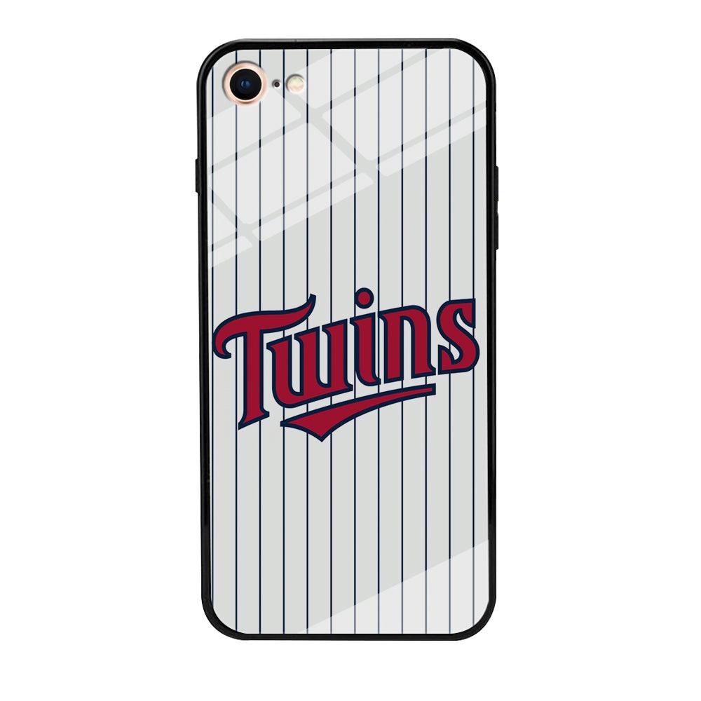 Baseball Minnesota Twins MLB 002 iPhone 8 Case-Tempered Glass Case-Xtracase